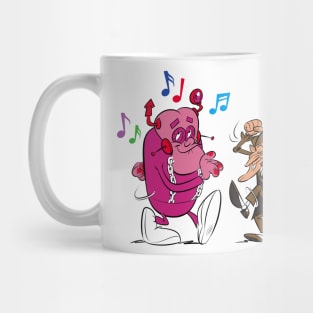 Franken Berry & Count Chocula dancing Mug